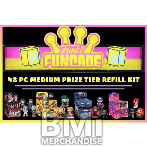 48PC OVER THE EDGE / FUNCADE MEDIUM PRIZE TIER REFILL KIT